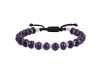 Amethyst / Moonstone Beaded Bracelet BDD-11-119