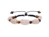 Crystal / Tiger Eye Beaded Bracelet BDD-11-135
