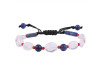 Glass / Lapis / Red Coral Beaded Bracelet BDD-11-148