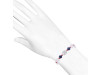 Glass / Lapis / Red Coral Beaded Bracelet BDD-11-148
