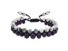 Amethyst / Florence Beaded Bracelet BDD-11-157