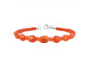 Carnelian Beaded Bracelet BDD-11-161