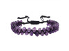 Amethyst Beaded Bracelet BDD-11-170