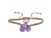 Amethyst Beaded Bracelet BDD-11-176