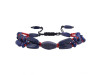 Lapis / Red Coral Beaded Bracelet BDD-11-178