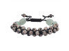 Delrmefia jasper / Green Aventurine Beaded Bracelet BDD-11-182