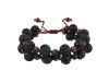 Lava / Tiger Eye Beaded Bracelet BDD-11-186