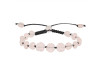 Rose Quartz Beaded Bracelet BDD-11-189