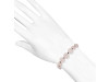 Rose Quartz Beaded Bracelet BDD-11-189
