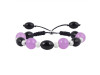 Chalcedony / Black Spinel Beaded Bracelet BDD-11-198