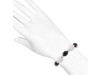 Howlite / Black Spinel Beaded Bracelet BDD-11-200
