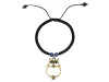 OWL Bird Cabochon Charm / Sodalite Beaded Bracelet BDD-11-203