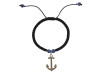Anchor Charm / Sodalite Beaded Bracelet BDD-11-204