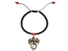Red Coral / Flying Dragon Charm Beaded Bracelet BDD-11-229
