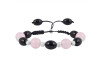 Chalcedony / Black Onyx Beaded Bracelet BDD-11-239