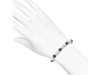 Black Obsidian / Pearl Beaded Bracelet BDD-11-241