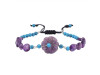Amethyst / Turquoise Beaded Bracelet BDD-11-248
