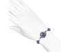 Amethyst / Turquoise Beaded Bracelet BDD-11-248
