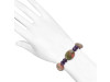 Amethyst / Unakite Beaded Bracelet BDD-11-252