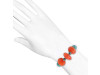 Carnelian / Turquoise / Pearl Beaded Bracelet BDD-11-254