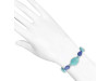 Lapis / Carnelian / Turquoise Beaded Bracelet BDD-11-256