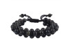 Black Obsidian Beaded Bracelet BDD-11-259
