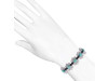 Turquoise / Rose Quartz Beaded Bracelet BDD-11-271
