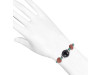 Black Onyx / Sunstone / Green Onyx Beaded Bracelet BDD-11-272