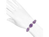 Amethyst / Pearl Beaded Bracelet BDD-11-277