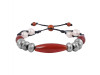 Red Coral / Carnelian / Pearl Beaded Bracelet BDD-11-282