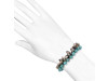 Turquoise / Delmefia Jasper Beaded Bracelet BDD-11-303