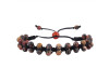 Picture Jasper / Carnelian Beaded Bracelet BDD-11-314
