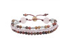 Picture Jasper / Rose Quartz / Citrine Beaded Bracelet BDD-11-315