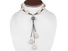 Biwa Pearl Beaded Necklace BDD-12-1622