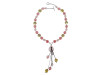 Rose Quartz/Cherry Agate Beaded Necklace BDD-12-1624