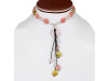 Rose Quartz/Cherry Agate Beaded Necklace BDD-12-1624