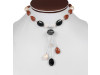 Sunstone Beaded Necklace BDD-12-1627