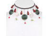 Biwa Pearl/Red Jasper Beaded  Jewelry Set BDD-12-1628