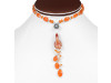 Carnelian Beaded  Jewelry Set BDD-12-1636