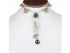 Black Rutile/Carnelian Beaded  Jewelry Set BDD-12-1644
