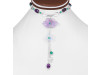 Amethyst/Crystal Beaded  Jewelry Set BDD-12-1646