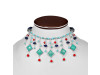 Turquoise/Lapis/Red Jasper Beaded  Jewelry Set BDD-12-1649
