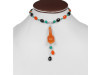 Carnelian/Black Spinel Beaded  Jewelry Set BDD-12-1653
