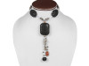 Lava/Sunstone/Delmefia Jasper Beaded  Jewelry Set BDD-12-1654