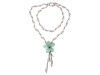Chalcedony/Rose Quartz Beaded Necklace BDD-12-1655