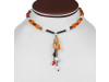Carnelian/Tiger Eye Beaded Necklace BDD-12-1656