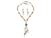 Picture Jasper/Pearl Beaded  Jewelry Set BDD-12-1670