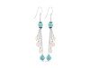 Stabilized  Turquoise Beaded Earring BDD-3-123