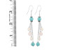 Stabilized  Turquoise Beaded Earring BDD-3-123