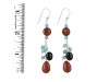 Sunstone/Turquoise Beaded Earring BDD-3-143